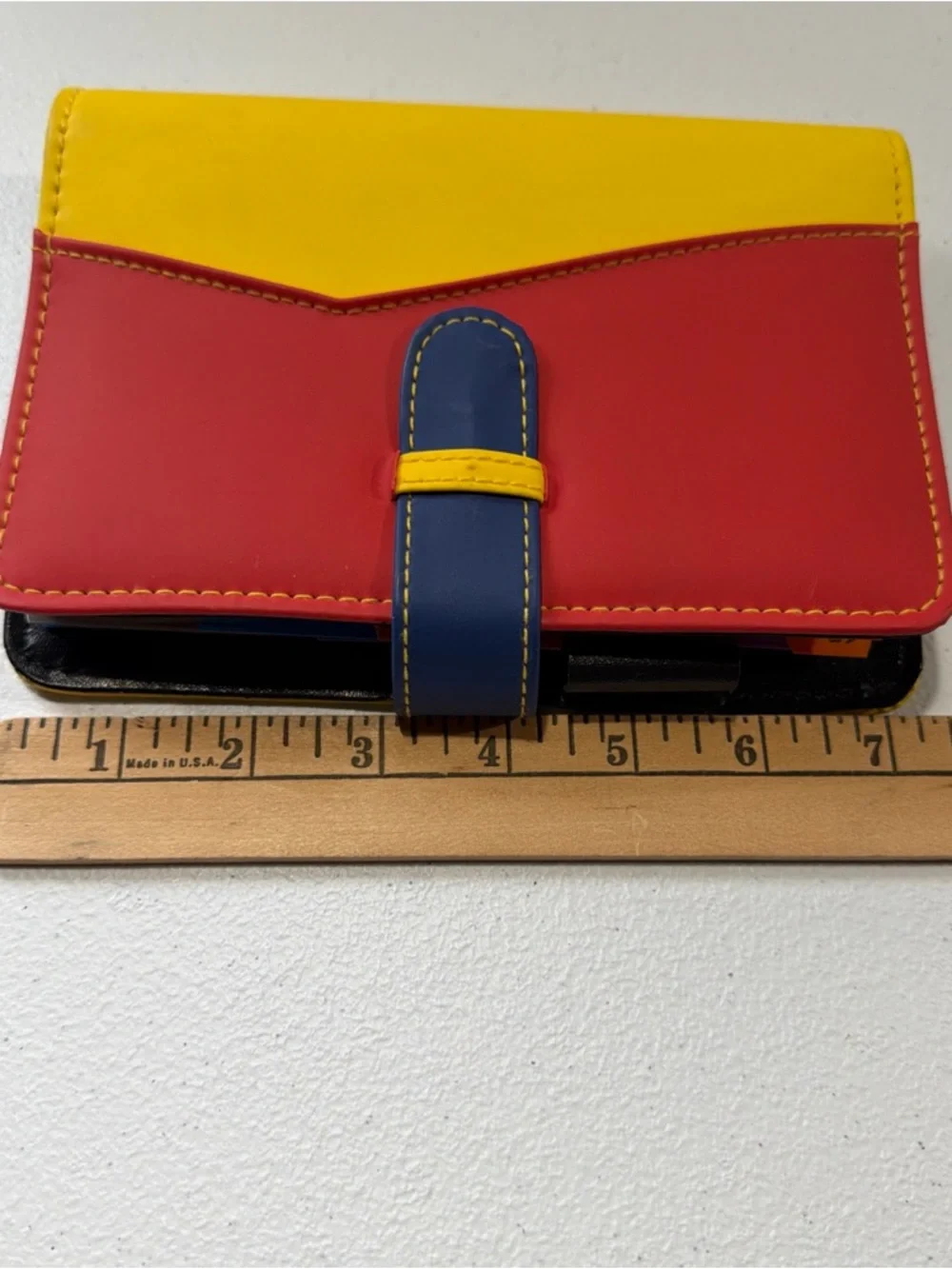 German Day Timer Planner Multi Color Organizer Binder With Id Slot & Pen Holder